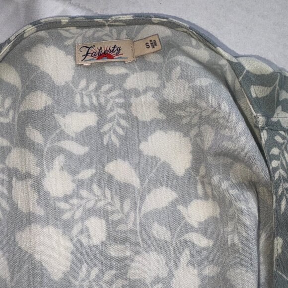 Women's Faherty Havana Dress Smoke Echo Floral Maxi Boho size Small - Picture 4 of 12